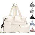 Pritent Travel Duffle Bag, Waterproof Weekender Overnight Hospital Bags for Women Men with Toiletry Bag Lightweight Carry on Personal Item Duffle Gym Bag for Travel, Airplanes, Sports