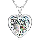 LEECCI Dragonfly/Butterfly/Hummingbird Locket Necklace 925 Sterling Silver Iris Animal Photo Locket Pendant Animal Jewelry for Women Men