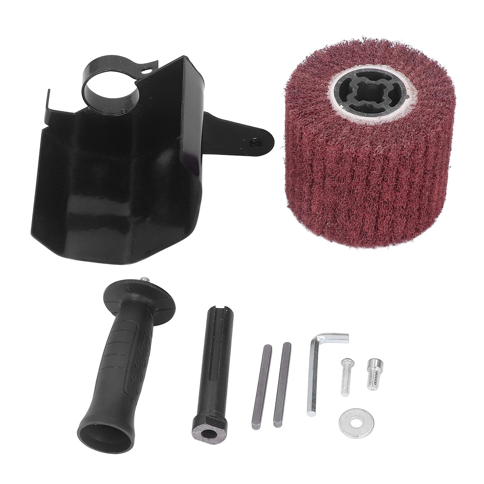 Burnishing Polishing Machine Kit, Burnishing Tool Metal Polishing Kit Handheld Burnishing Machine Burnishing Polishing Machine Angle Grinder Attachment for Wood Metal Grinding M10