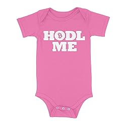 Luxxology HODL Me Baby Infant Bodysuit, Pink 12M