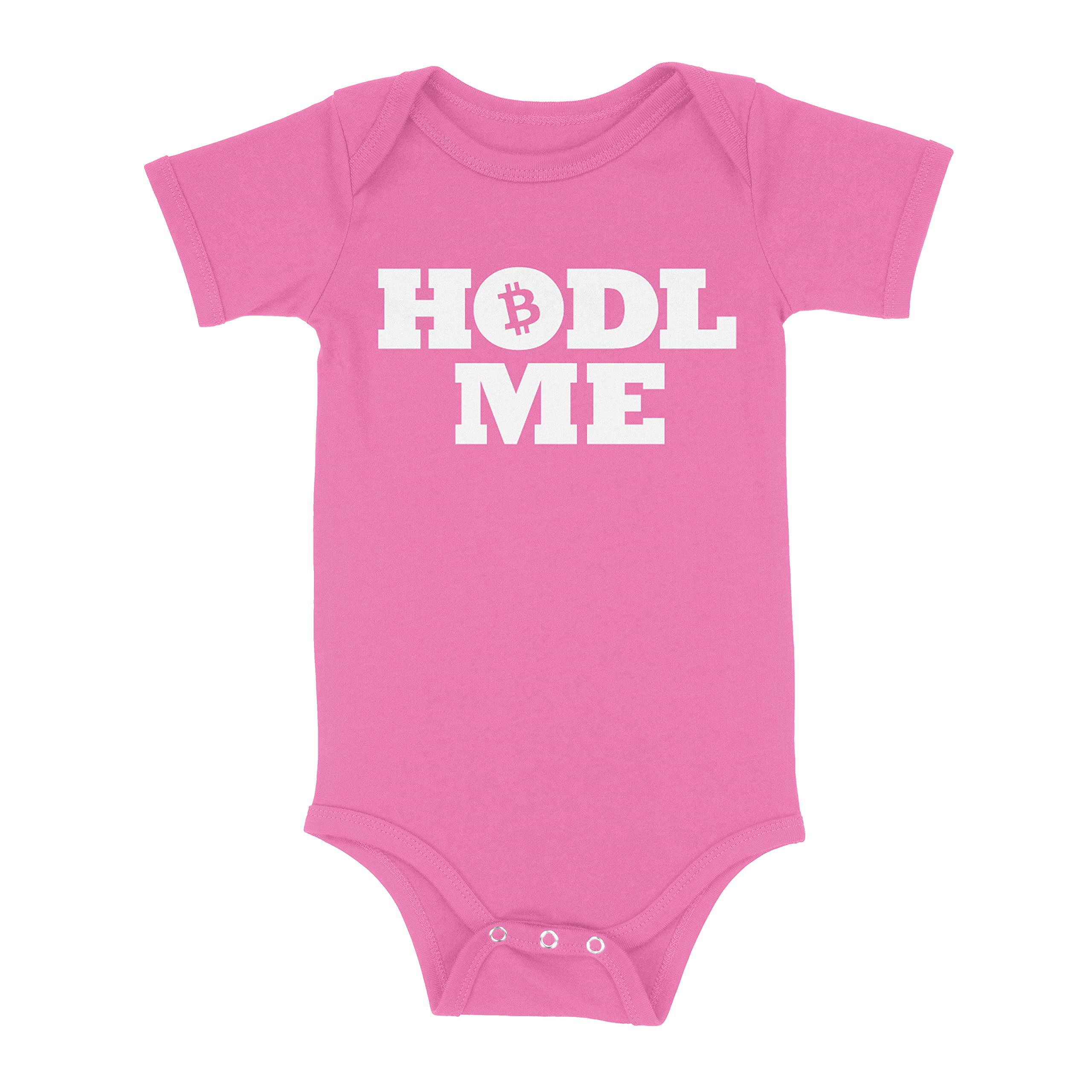Luxxology HODL Me Baby Infant Bodysuit, Pink 12M
