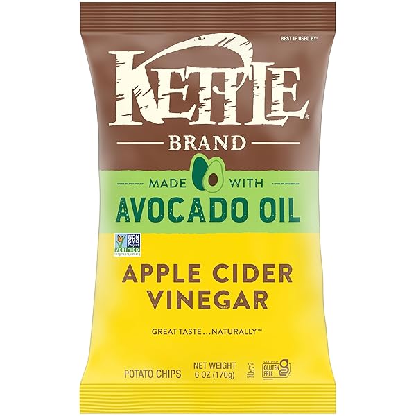 KETTLE BRAND MADE WITH AVOCADO OIL APPLE CIDER...