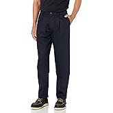 Dockers Men's Classic Fit Signature Lux Cotton Stretch Pants-Pleated (Regular and Big & Tall)