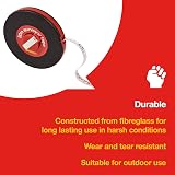 Amtech Fibreglass Tape Measure 30m Dual Metric Imperial Surveyors Tape view 3