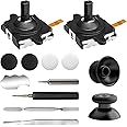 Joystick Replacement Kit for Oculus Quest 2/ 3 Controller, OLCLSS Accessories for Oculus Quest 2 Controller and Meta Quest 3 Controller, Joysticks, Thumbstick, Screwdriver, Tweezer & Pry Tool (13-in-1)