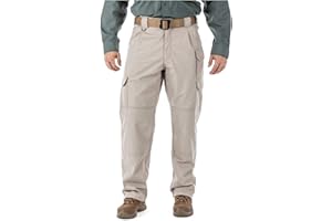5.11 Tactical Men's Active Work Pants, Superior Fit, Double Reinforced, 100% Cotton, Style 74251