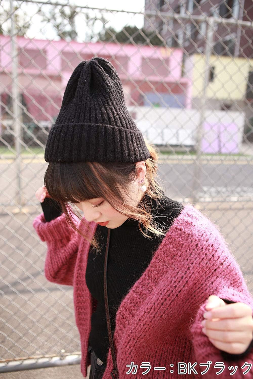 Amazon モニコ ニット帽 レディース 厚手 帽子 ニット ニットキャップ ワッチキャップ 男女兼用 メンズ Nt Bk ニット 通販