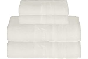 Mosobam 700 GSM Luxury 4pc Large Oversized Bathroom Set, White, 2 Bath Towels 30X58 2 Hand Towels 16X30, Turkish Towel Sets, Quick Dry, Viscose Made from Bamboo - Turkish Cotton