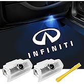 No Fade Car Door Lights Logo for Infiniti, LED Welcome Lights Accessories for Q50 Q60 Q70 G25 G37 QX50/56/60/70/80 M25/35/37/