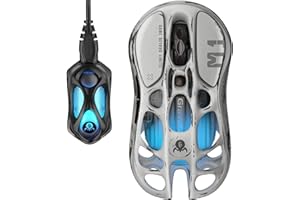 GravaStar Computer Mouse, Mercury M1 Pro Wireless Gaming Mouse with PAW3395DM Sensor, Magnesium Alloy Handcrafted Vintage Finish, 26000 DPI, 5 Programmable Buttons, Outfit with 1K & 4K Dongle