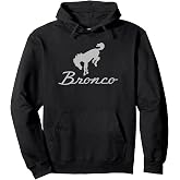 Ford Bronco Gray Logo Pullover Hoodie