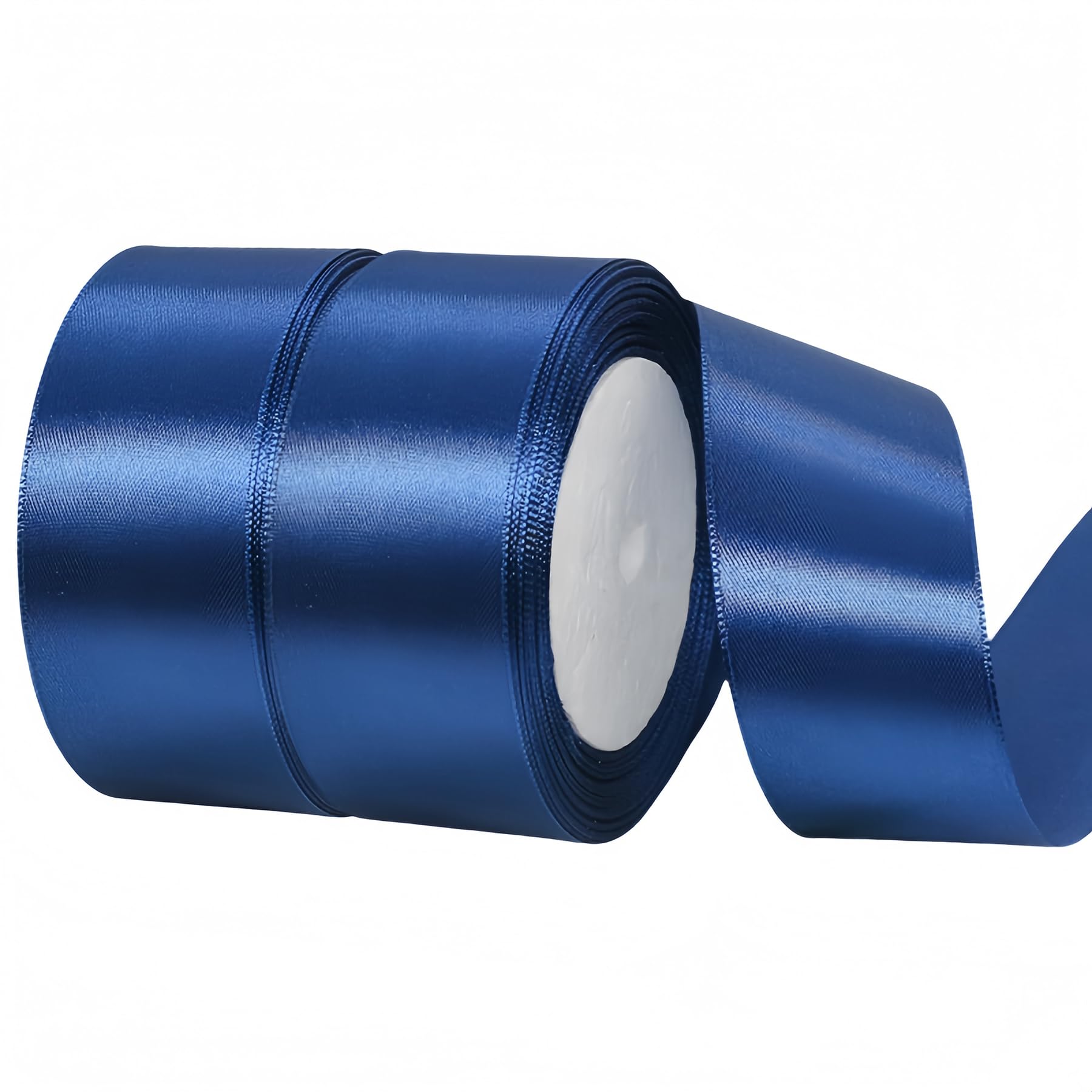 Photo 1 of 1 1/2 Inch Navy Blue Satin Ribbon,50 Yards 1-1/2 Inch Navy Blue Ribbon Solid Fabric Ribbon for Gift Wrapping Floral Bouquets Wedding Home Party Decoration