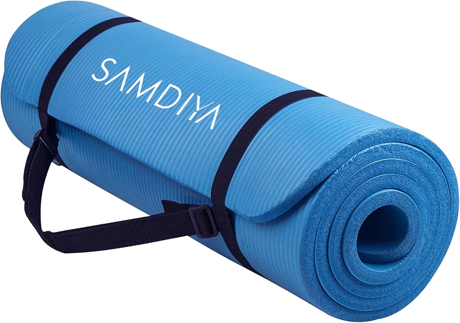 SAMDIYA Yoga Mat Non Slip Yoga Mat Extra Thick Fitness Mats for Workout