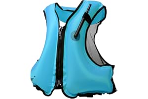 NAXER Swimming Vests for Adults - Inflatable Kayak Safety Jackets for Kayaking Paddling Snorkeling Boating Canoeing - Packable Lightweight Water Sports Jackets for Men and Women 90-160 lbs