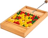 noris Mikado 606101929 Deluxe Discs Classic Game for Kids 6+ & Adults Wooden view 3