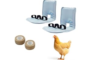 2 Pack Chicken Leg Splint with Toe Separator for Hen Roosters Duck Broken Leg Chicken Foot Splint for Curled Toes Duck Leg Sp