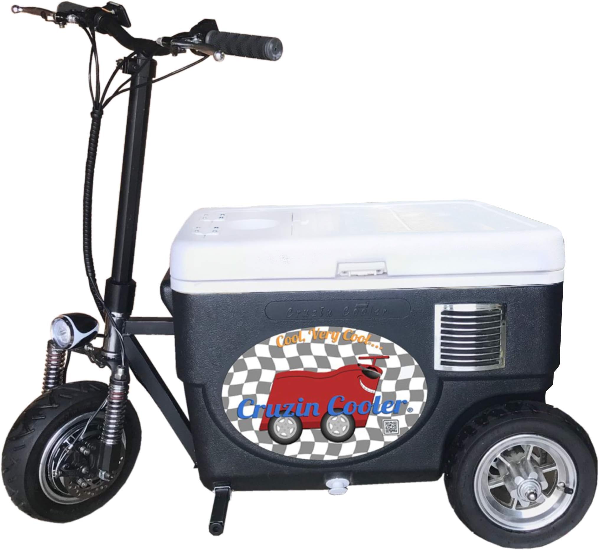 Cruzin Cooler CZ-HB Sport Motorized Ice Chest Scooter, 13 MPH Top Speed