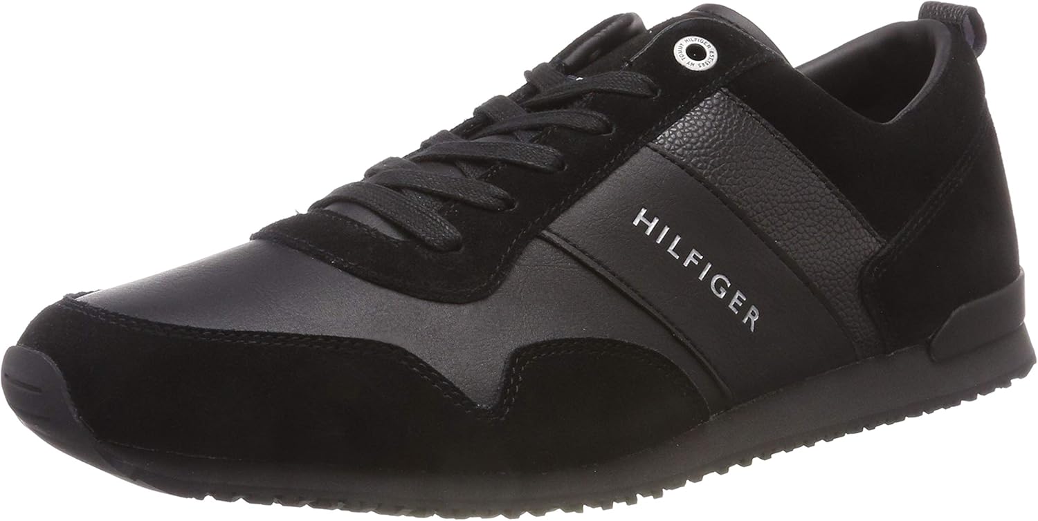 tommy hilfiger signature leather trainers