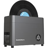 HumminGuru Ultrasonic Vinyl Record Cleaner Machine, HG01 Dark Gray, 12 Inch | 40kHz Vinyl Record Cleaning Machine with Auto Drying &amp; Water Reuse Filter System, Compact Record Washer LP Deep Cleaning Kit