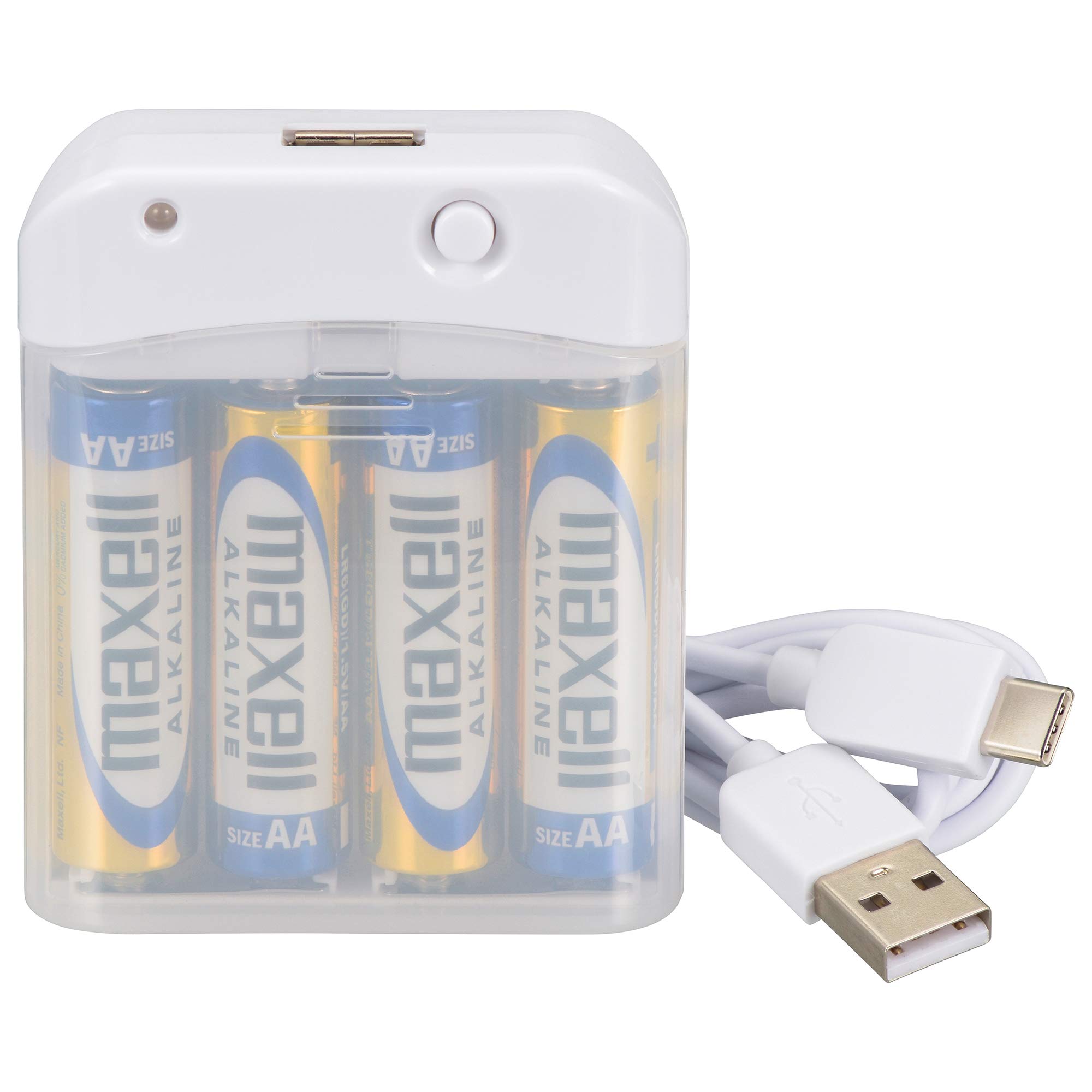 オーム電機 AudioComm 電池式充電器 USB TypeCの商品画像