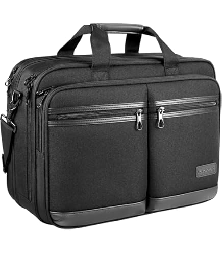 EMPSIGN ローリングブリーフケース ラップトップバッグ、17.3インチ