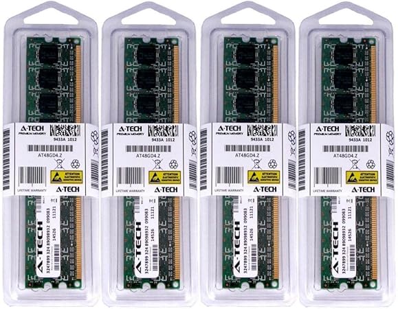 16gb Kit 4 X 4gb For Dell Studio Xps 7100 8000 8100 00 9000 Dimm Ddr3 Non Ecc Pc3 1333mhz Ram Memory Genuine A Tech Brand At Amazon Com