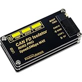 Jhoinrch Isolation USB to CAN FD Adapter Converter Up to 5Mbps | Built on Canable 2.0,Signal and Power Isolation,Onboard TVS/ESD/GDT Multi-Protection Circuits
