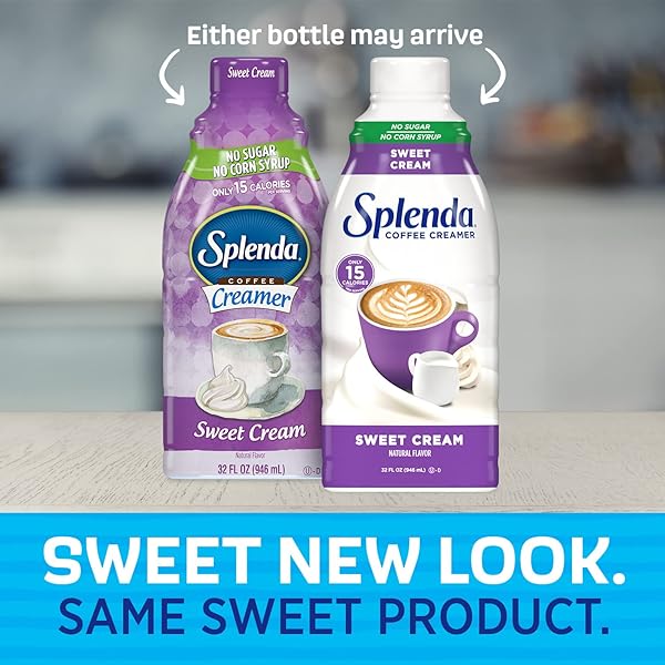 SPLENDA SUGAR FREE SWEET CREAM COFFEE CREAMER, 32 FL OZ