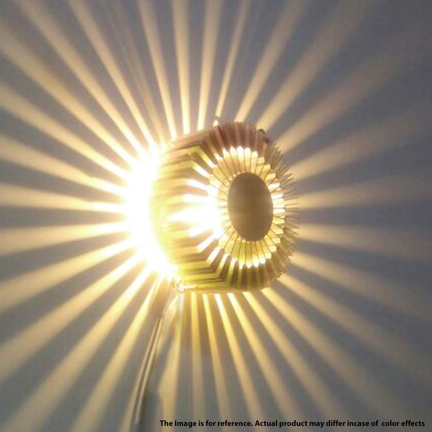 Buy Reolites Metal Led Sunflower Wall Lamp Orange 3w Online