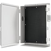 Namunanee Outdoor Electrical Junction Box, ABS Water Resistant Enclosure with Internal Mounting Panel & Hinged Cover, 15.7" H* 11" L* 4.1" W