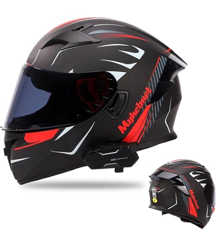 Amazon.com: FRBRK Motorcycle Bluetooth Modular Helmet, DOT