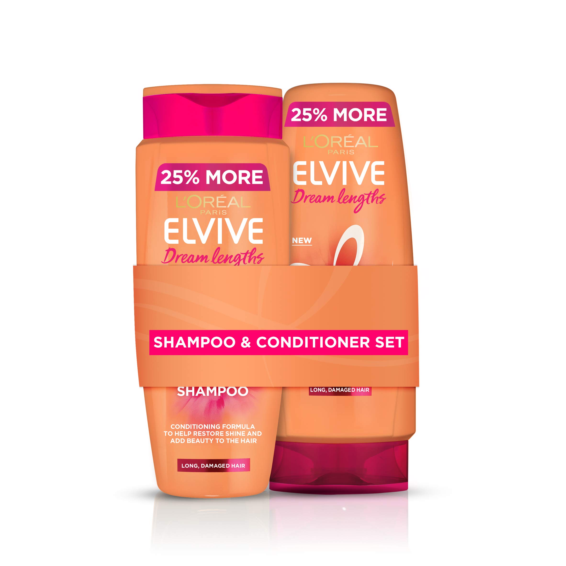 L'Oreal Elvive Dream Lengths Long Hair Keratin Shampoo & Conditioner
