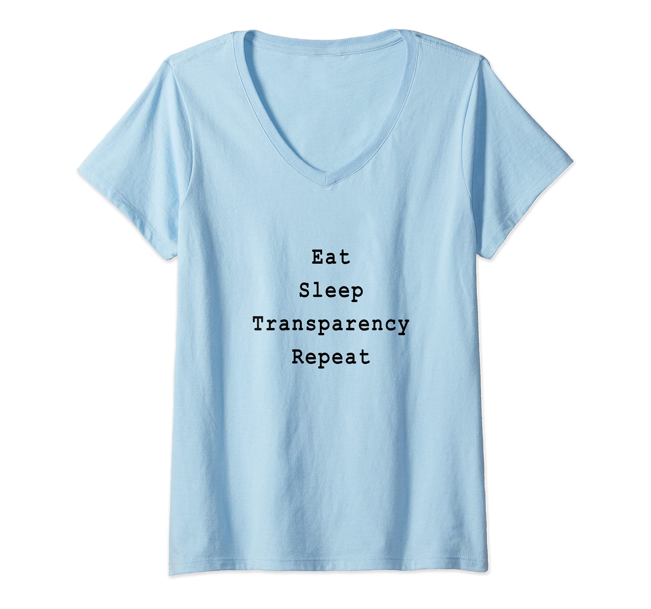Womens Transparency Scrum Agile Project Management Funny PM Coach V-Neck T-Shirt