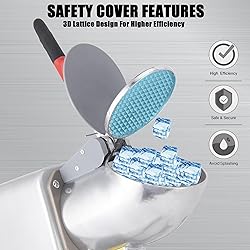 Electric Ice Shaver 4 Blades Ice Crusher Shaver