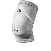 RUDIS Impact-Resistant White Knee Pad for Wrestling