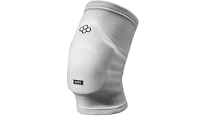 RUDIS Impact-Resistant White Knee Pad for Wrestling