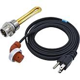 Zerostart Engine Block Heater for Ford Lincoln Mercury 27mm 1000W, 3500069 | CSA Certified, 120 Volts, Fits International / Navistar, John Deere