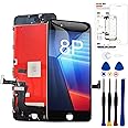 LMQ for iPhone 8 Plus Screen Replacement Black 5.5 Inch, 3D Touch LCD Digitizer Display for iPhone 8 Plus, with Repair Tools Kit for A1864,A1897,A1898 Glass Screen