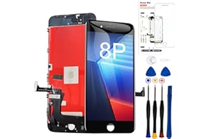 LMQ for iPhone 8 Plus Screen Replacement Black, 3D Touch LCD Digitizer Display for iPhone 8 Plus 5.5 Inch with Repair Tools Kit for A1864,A1897,A1898