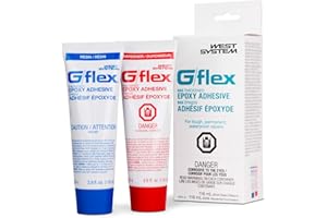 West System 655-8 G/flex Epoxy Adhesive, two 4.5 fl oz., White