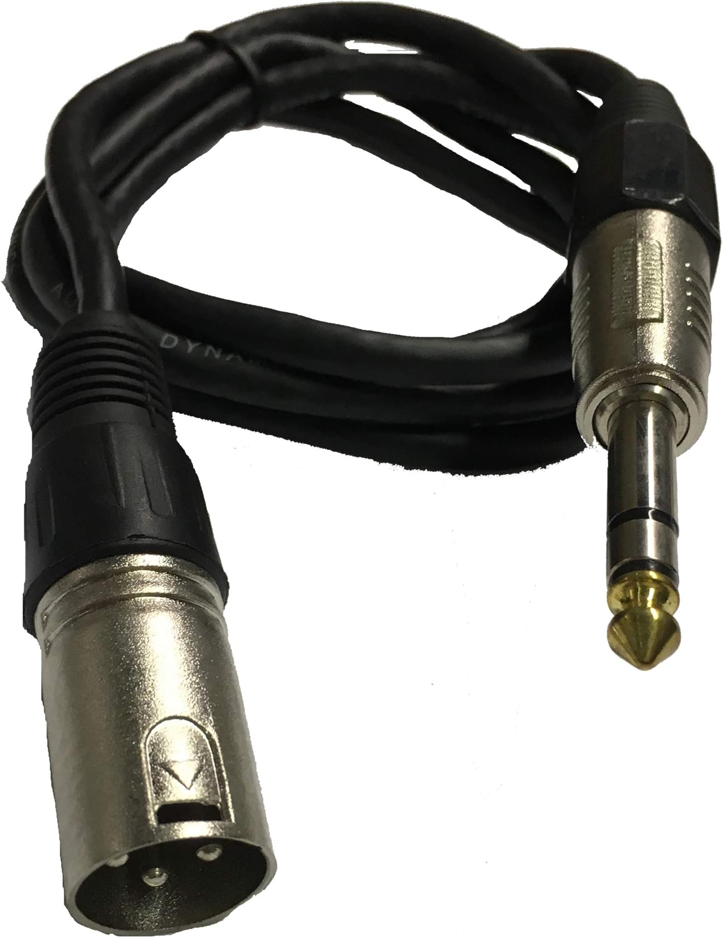 XLR to 1/4 Inch TRS Cable Connector Adapter - 16 AWG Gauge Male (5 Feet) 5FT - Speaker Phone Jack Balanced Microphone Mic Quarter Inch Studio Monitor Line Guitar Cord Splitter Pro - Audio Dynamics