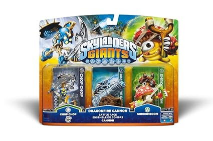 Skylanders: Giants - Battle Pack: Chop Chop, Shroomboom, Cannon Piece