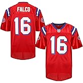 Men 16 Shane Falco Movie Football Jersey The Replacements Jersey Red