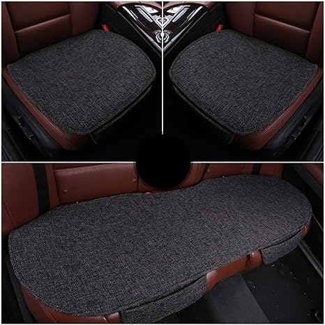 Amazon Co Jp Lixiong カーシート クッション 四季 ユニバーサル 車 シート カバー と 滑り止め 底 シートプロテクター マット ために 車 オフィス 家庭用 5色 Color Gray Size 126x48cm ホーム キッチン
