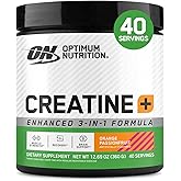 Optimum Nutrition Creatine Monohydrate Plus Powder, Orange Passionfruit Flavored Creatine Performance Blend With Electrolytes for Hydration, Added Vitamins, 40 Servings, 360 Grams (Packaging May Vary)