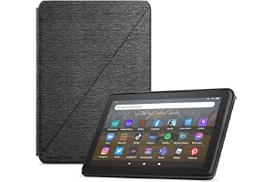 Amazon Fire HD 8 Tablet (32GB Black, 2024 release) + Standing Cover (Black)