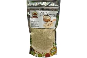 Kehar White Sesame Seeds 750g (26.46 oz) - Raw, Nutritious, and Versatile for Cooking, Baking, Garnishing, and Snack Preparat