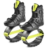 New Bounce Jumping Shoes for Adults &ndash; Kangaroo Jump Boots for Fitness &amp; Fun, Adjustable Bounce Shoes for Men &amp; Women, Indoor &amp; Outdoor Rebound Exercise, Up to 245Lbs. (Green)