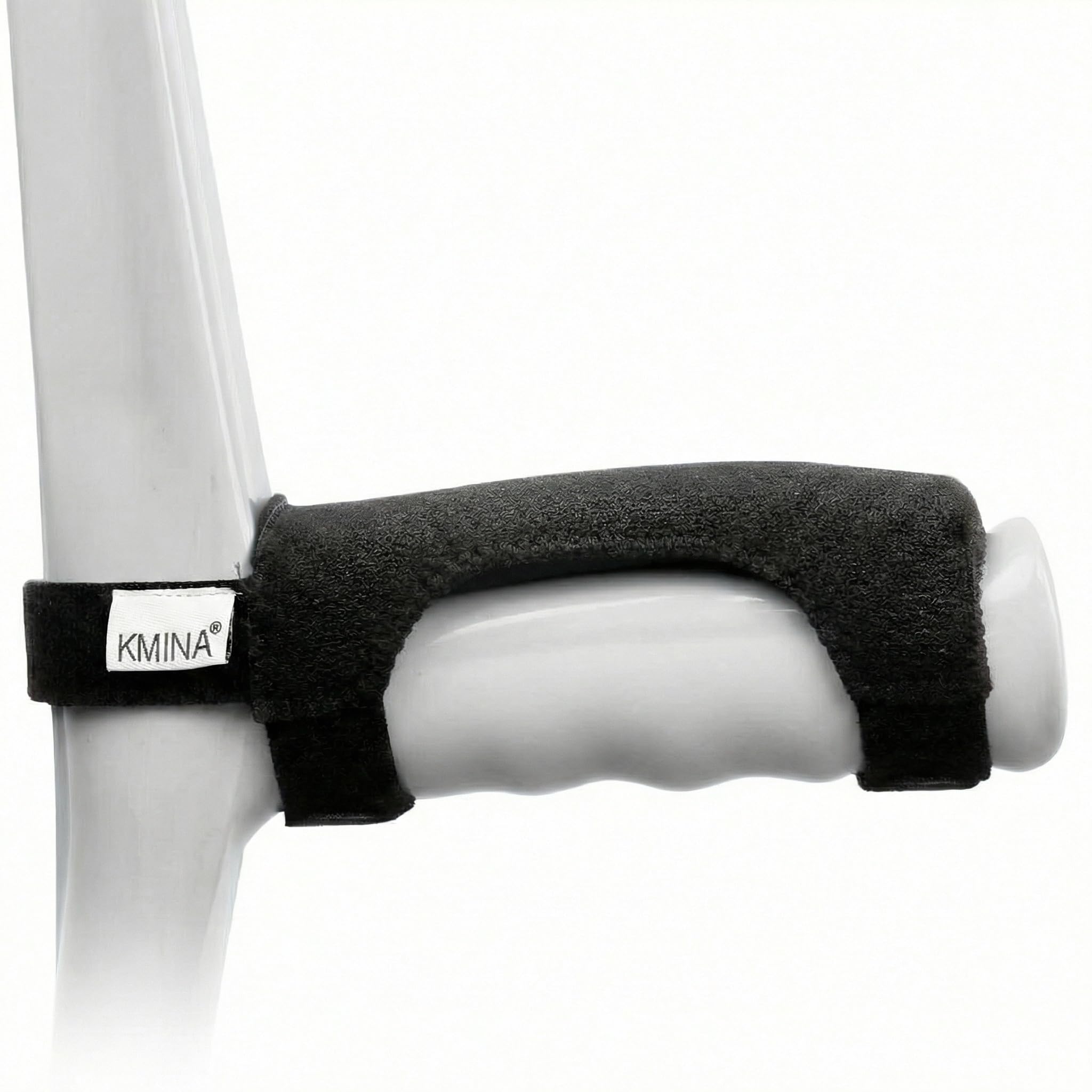KMINA Crutches Handles Pads (x1 Unit), Hand Support Cover, Crutch Grip Pad for Diferent Types, Soft, Patented - Made in Europe