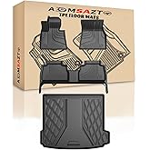 2025 X6 Floor Mats & Cargo Liners Compatible with 2020-2025 2026 BMW X6 | AOMSAZTO All Weather Floor Mats for X6 Accessories | Anti Skid Floor Liners Trunk mat